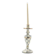 Load image into Gallery viewer, Sterling Check Medium Enamel Candlestick
