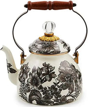 Load image into Gallery viewer, Sterling English Garden Tea Kettle 2 qt
