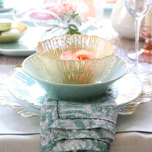 Load image into Gallery viewer, Rufolo Glass Gold Deep Bowl
