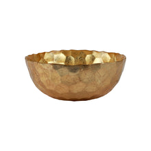 Load image into Gallery viewer, Glass Gold Honeycomb Bowl

