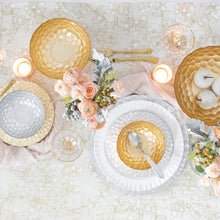 Load image into Gallery viewer, Glass Gold Honeycomb Bowl
