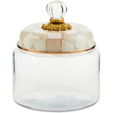 Load image into Gallery viewer, Mocha Check Small Kitchen Canister
