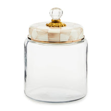 Load image into Gallery viewer, Mocha Check Large Kitchen Canister
