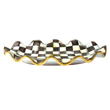 Load image into Gallery viewer, Mackenzie Check Ceramic Serving Platter
