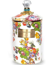 Load image into Gallery viewer, White Flower Market Medium Canister
