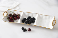 Load image into Gallery viewer, Golden Handles 3 Section Tray
