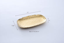 Load image into Gallery viewer, Gold Small Rectangular Tray
