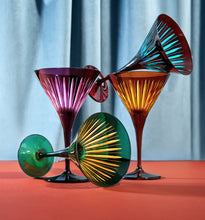 Load image into Gallery viewer, L'Objet Prism Martini Glasses Set of 4

