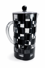 Load image into Gallery viewer, Mackenzie Childs Black Check Acrylic Pitcher
