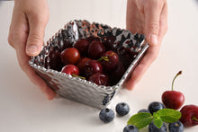 Load image into Gallery viewer, Small Silver Square Bowl
