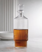 Load image into Gallery viewer, Crystal Ridged Decanter
