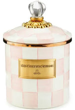 Load image into Gallery viewer, Rosy Check Enamel Small Canister
