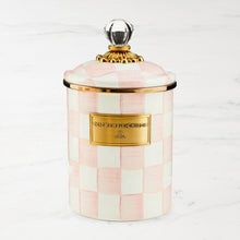Load image into Gallery viewer, Rosy Check Enamel Medium Canister
