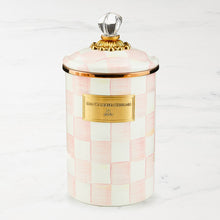 Load image into Gallery viewer, Rosy Check Enamel Large Canister
