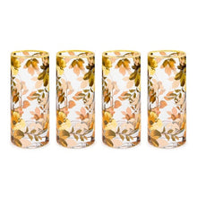 Load image into Gallery viewer, Wild Rose Highball Glass Set of 4
