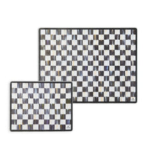 Load image into Gallery viewer, Courtly Check Glass Cutting Boards Set of 2
