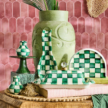 Load image into Gallery viewer, Emerald Check Spoon Rest
