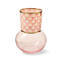 Load image into Gallery viewer, Rosy Check Glass Vase
