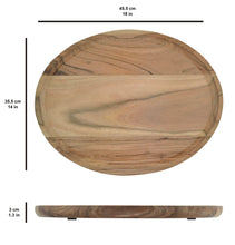 Load image into Gallery viewer, Acacia Wood Oval Tray
