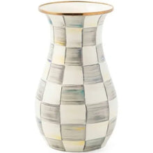 Load image into Gallery viewer, Sterling Check Tall Vase
