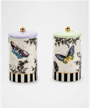 Load image into Gallery viewer, Butterfly Toile Farmhouse Salt and Pepper Set
