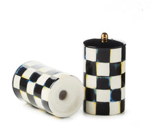 Load image into Gallery viewer, Courtly Check Farmhouse Salt &amp; Pepper Set

