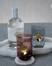 Load image into Gallery viewer, Aperitivo Tumbler with Gold Accent - Set of 4
