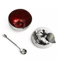 Load image into Gallery viewer, Apple Honey Pot with spoon
