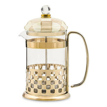 Load image into Gallery viewer, Mocha Check French Press
