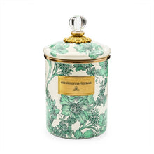 Load image into Gallery viewer, Emerald English Garden Canister Medium
