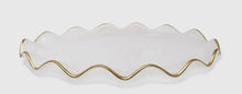 Load image into Gallery viewer, Alabaster Oval Ruffle Tray
