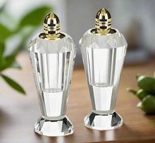 Load image into Gallery viewer, Crystal Tall Salt and Pepper
