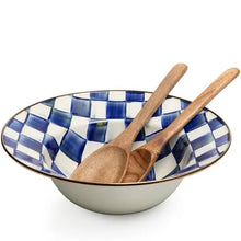 Load image into Gallery viewer, Royal Check Salad Serving Set
