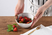 Load image into Gallery viewer, Golden Handles Snack Bowl
