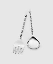 Load image into Gallery viewer, Paloma Salad Set w/ Braided Wire 10½"L
