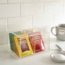 Load image into Gallery viewer, Lucite Tea Box - 4 compartment
