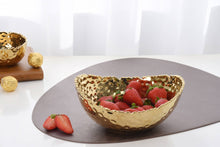 Load image into Gallery viewer, Gold Medium Oval Bowl
