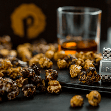 Load image into Gallery viewer, Caramel Chocolate Drizzle Gourmet Popcorn - Medium Bag
