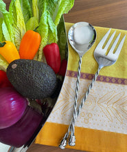 Load image into Gallery viewer, Paloma Salad Set w/ Braided Wire 10½"L
