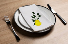 Load image into Gallery viewer, Lemon Leaves - Printed Guest Towel
