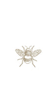 Load image into Gallery viewer, Bee Gold - Printed Guest Towel
