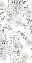 Load image into Gallery viewer, Winter Plush Floral  - Printed Guest Towel
