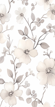Load image into Gallery viewer, Watercolor Fall Flowers  - Printed Guest Towel
